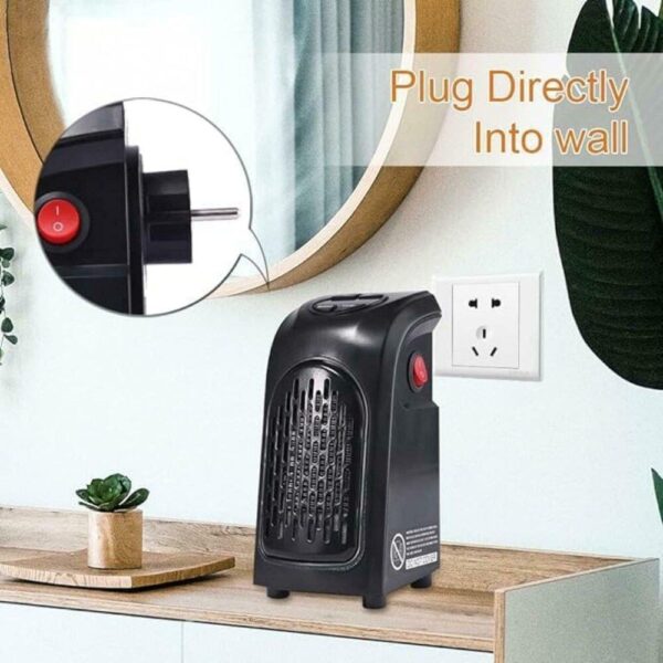 400 Watts Electric Handy Room Heater Portable Small Mini Room Heater for Travelling, Bedroom, Offices, Home - Image 2