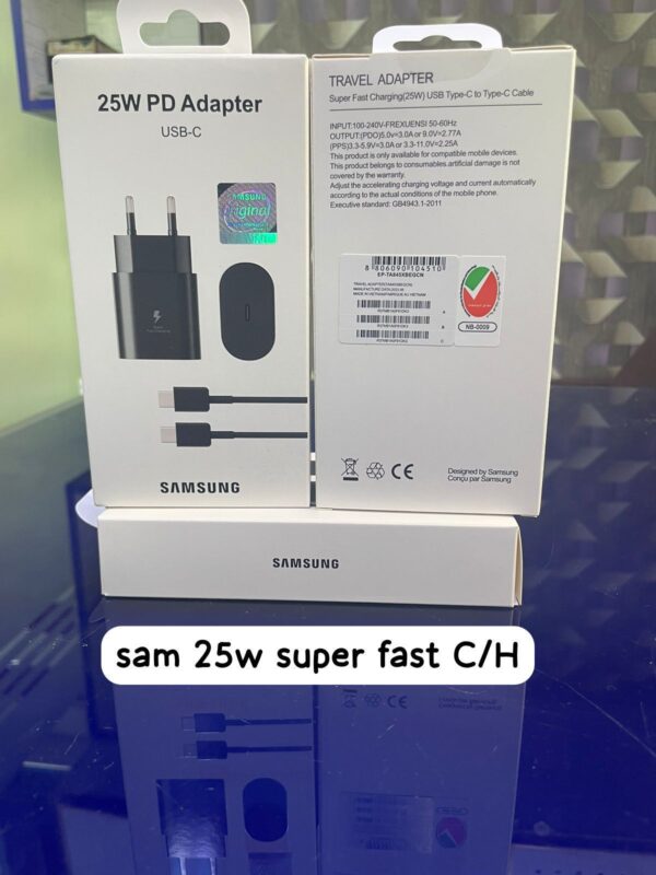 Samsung 25W Super Fast Charger Type C EU