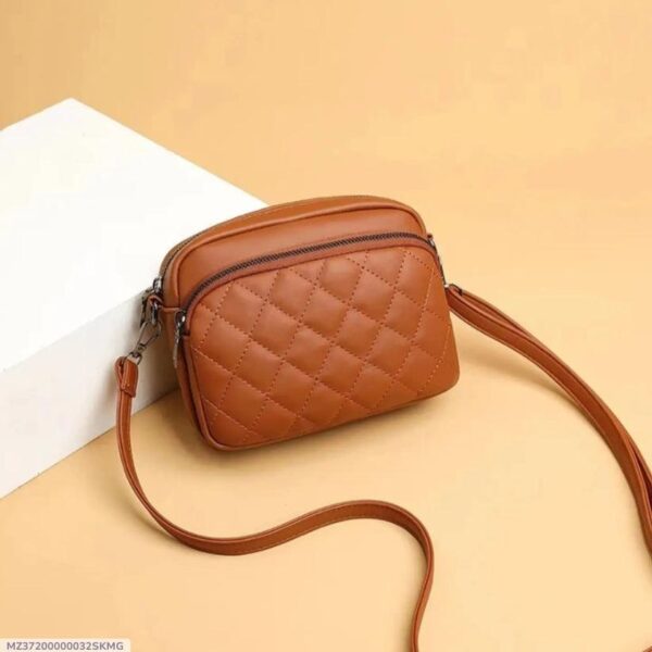 Women,s PU Leather Emboridered Shoulder Bag