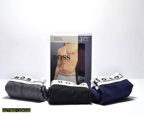 Men,s Cotton Boxers, Pack Of 3