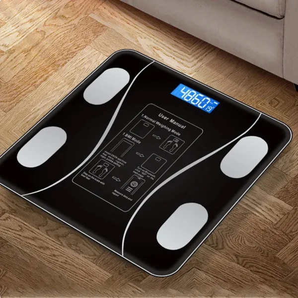 New 180KG Electronic Weighing Scales LED Digital Display Weight Weighing Floor Electronic Smart Balance Body Household