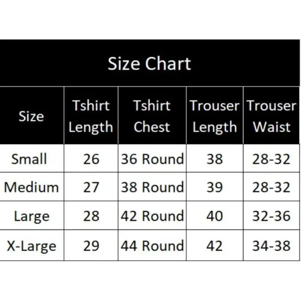 2 Pcs Men's Cotton Jersey Printed Track Suit - Image 3